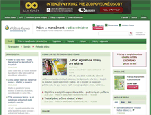 Tablet Screenshot of pravovzdravotnictve.sk